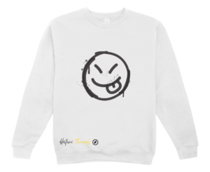 Wink Emoji Grafitti Sweatshirt