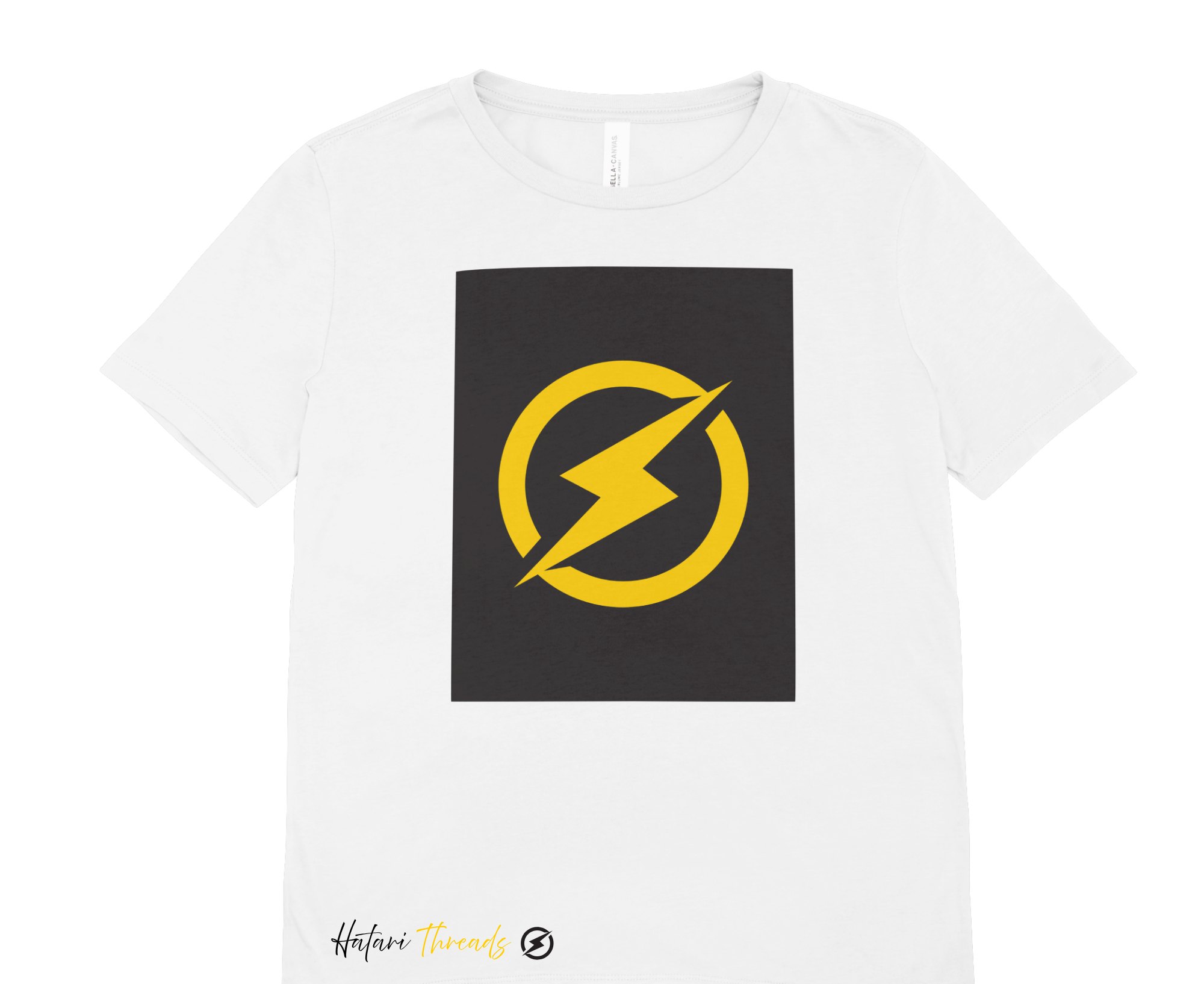 Hatari Threads Premium Tee: 'The Cyber Bolt Onyx Tee'