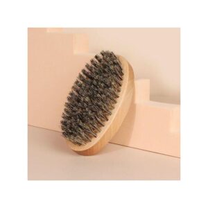 The Heritage Oval Natural Boar Bristle Wave Brush