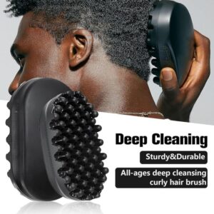 The HydraFlex Deep Cleansing Scalp Massager & Curly Hair Brush